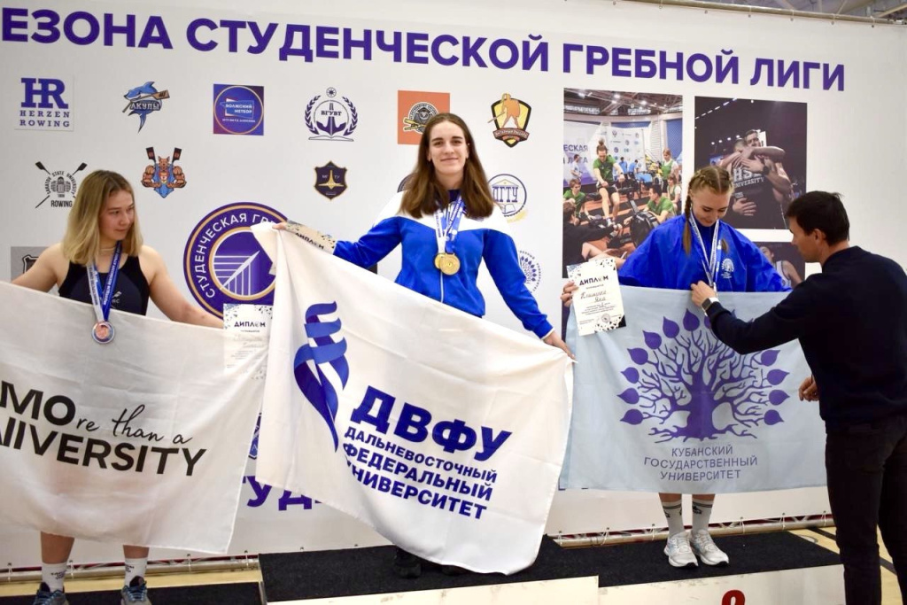 Студентка ДВФУ завоевала 6 из 6 золотых медалей в финале Всероссийских соревнований по гребле