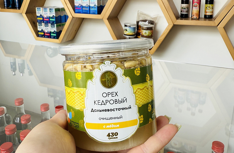 Продукция из кедрового ореха стала самой популярной у туристов Приморья