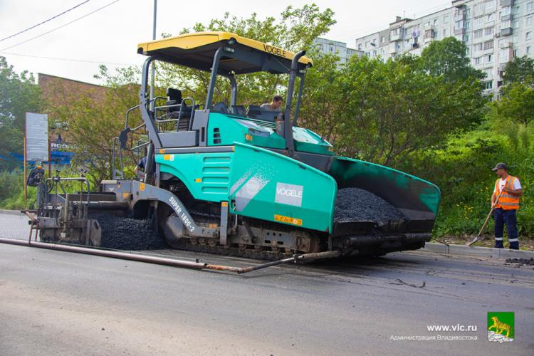 До конца лета во Владивостоке отремонтируют улицу 1-ю Флотскую