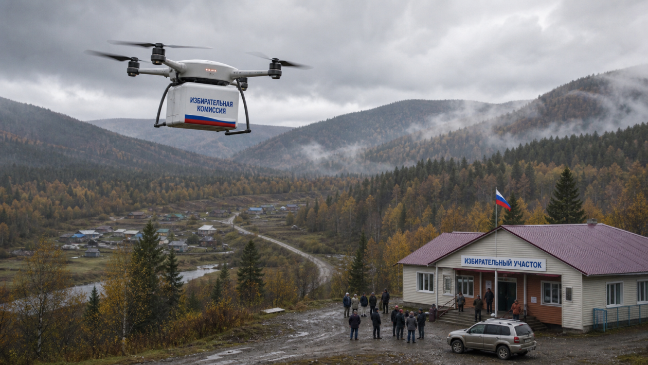 Бюллетени на выборах в Приморье впервые будут доставлять дронами: край проводит эксперимент